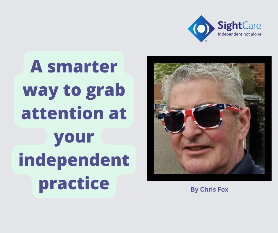 grab attention at your independent practice - features a picture of Chris Fox
