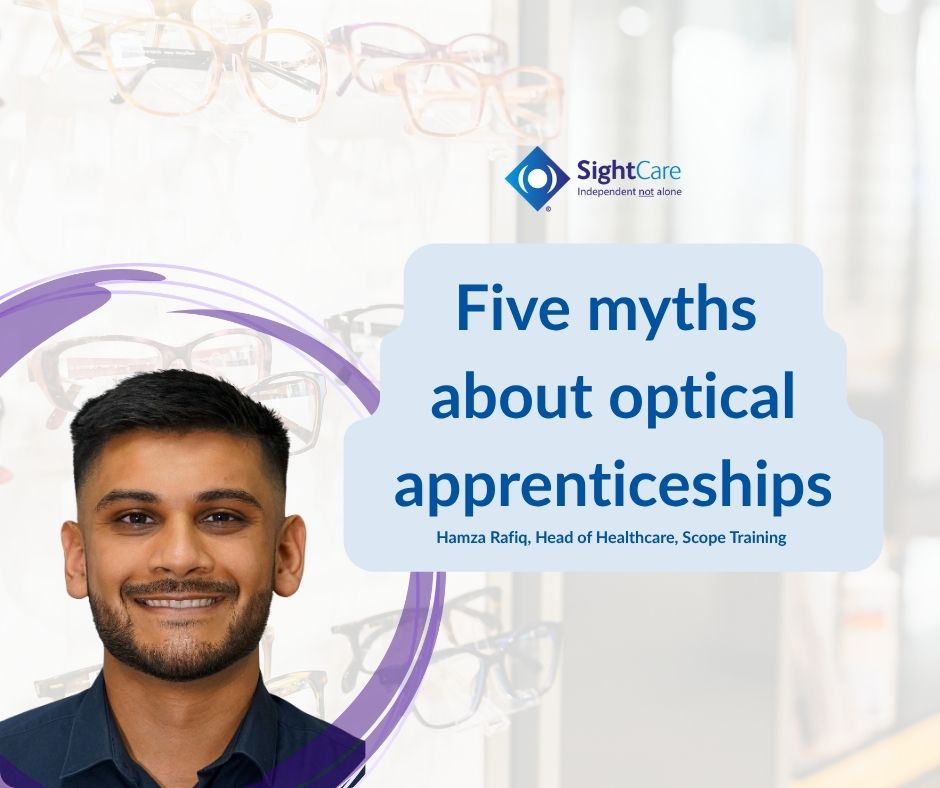 Hamza talks about the five myths of optical apprenticeships