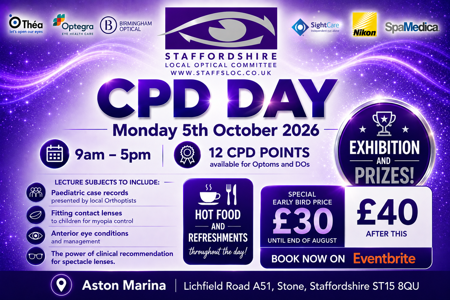 We are attending the Saffordshire LOC CPD day on 5 October 2026.