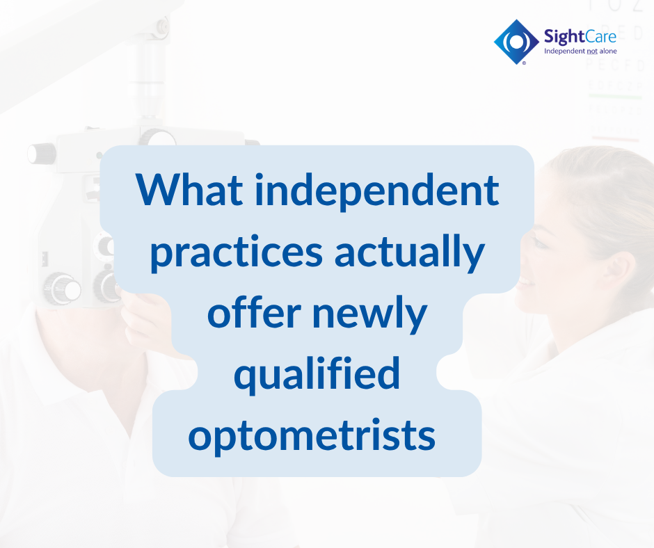 What independent practices actually offer newly qualified optometrists 